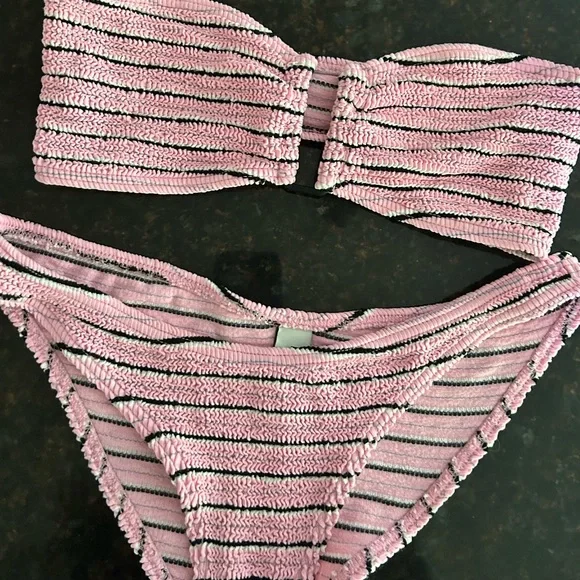 Bond Eye pink pastel stripe SET - Picture 4 of 9